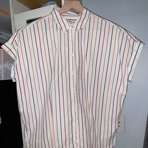 Madewell Courier Strip Button Up